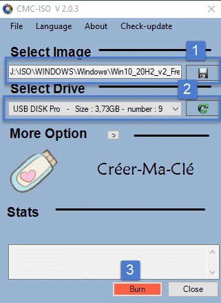 Télécharger et installer CMC-ISO