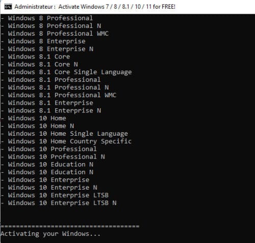 Windows Activator
