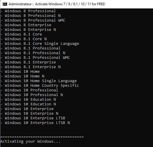 Windows Activator